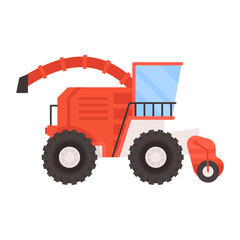 Forage harvester Concept, silage harvester Vector Icon Design, Agricultural machinery Symbol, Industrial agriculture Vehicles Sign, Farming equipment Stock illustration