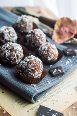 Hungarien rum ball coconut ball