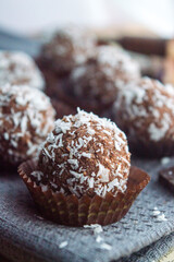 Hungarien rum ball coconut ball