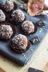 Hungarien rum ball coconut ball