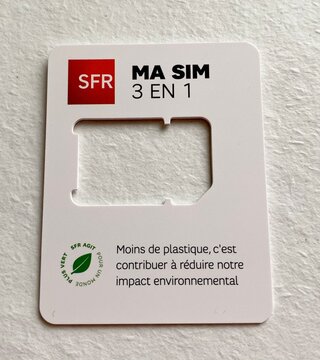 Carte  SIM SFR
