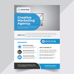 Creative Marketing Agency Corporate Flyer Design Template 