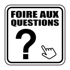 Logo foire aux questions.