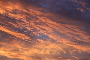 夕焼雲