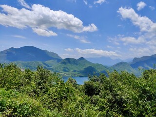 Clouds over the mountains