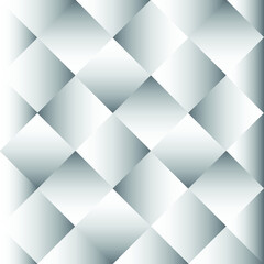 Seamless modern repeated minimal gradient diamond square shaped pattern