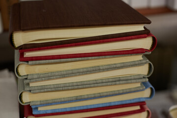 stack of books