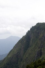 view from the top of a hill