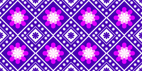 seamless pattern with flowers