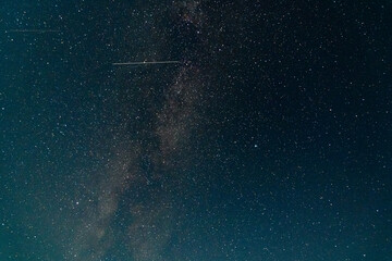 Background of the night sky with many stars