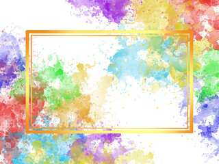 Rainbow Frame Background. frame background. frame background illustration