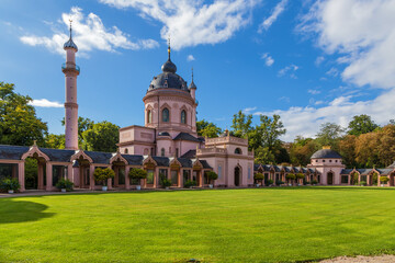 Schwetzingen, Germany. Decorative mosque in the castle park (Schloss Schwetzingen)