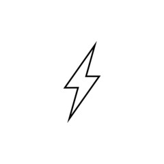 thunderbolt icon, fast vector, flash illustration