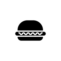 burger icon, food vector, fast food illustration