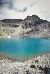 Fototapeta premium Blue Lake in Osttirol