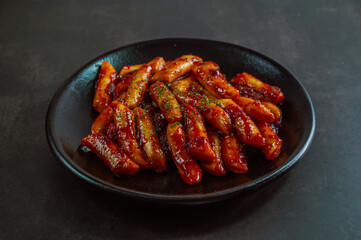 Korean Stir-fried Rice Cake, 'tteokbokki'