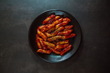 Korean Stir-fried Rice Cake, 'tteokbokki'