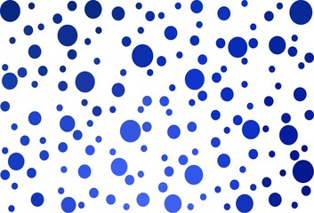 DARK BLUE vector  layout with circle shapes.