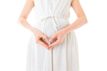 妊娠した若い女性