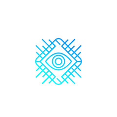 Machine vision chipset, linear icon