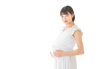 妊娠した若い女性