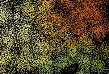 Dark Red, Yellow vector template with repeated sticks.