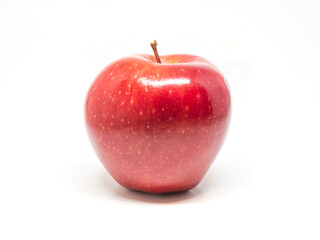 red apple isolated on white