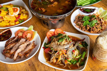 Somtam with Fresh Shrimp