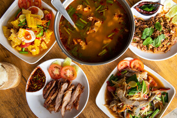 Somtam with Fresh Shrimp