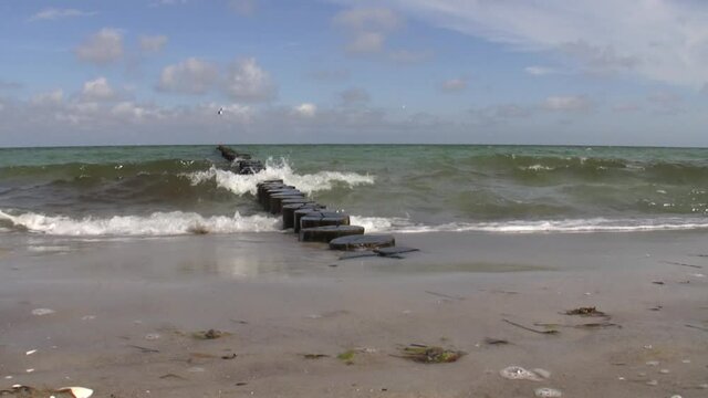 Temp&ecirc;te &agrave; la plage