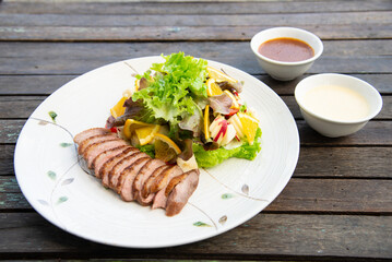 Duck Breast with Orange Sauce