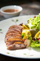 Duck Breast with Orange Sauce