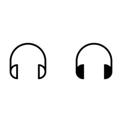 headphone vector icon