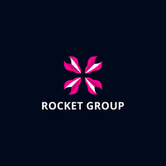Rocket Group Unity Logo design