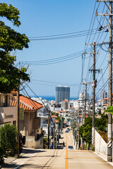 沖縄県那覇市　街並み