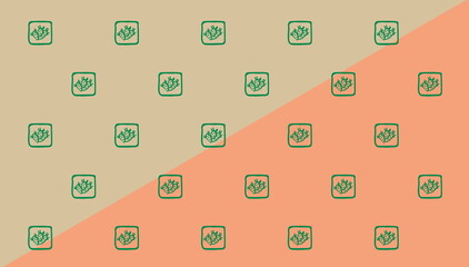 Cactus pattern background