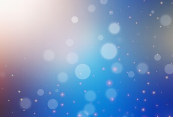 Obraz premium Light Blue, Yellow vector texture in birthday style.