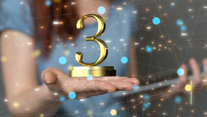 anniversary 3 yearin hand