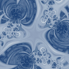 Fantastic fractal illustration. Abstract fractal texture. Digital art.
