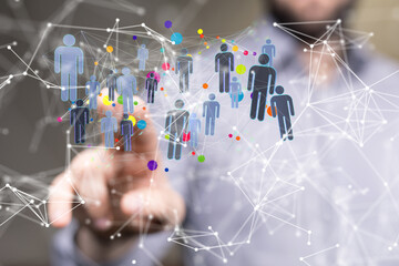 Abstract technology group and data