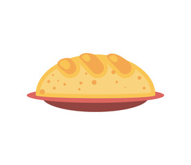 baked bread food