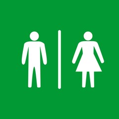 man and women room sign icon, man and women toilet sign icon, man and women sign symbol