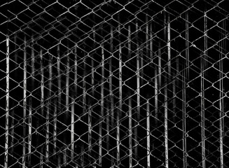 Steel mesh wire is bokeh