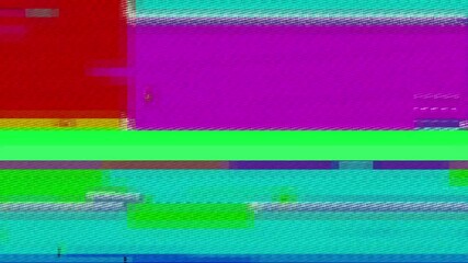 The rough texture and intermittent bright stripes flicker continuously, but the picture does not appear at all. Glitch. - Powered by Adobe