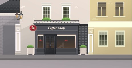 shop or coffee house building
