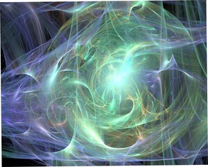 bright violet blue abstract shining pattern on black background