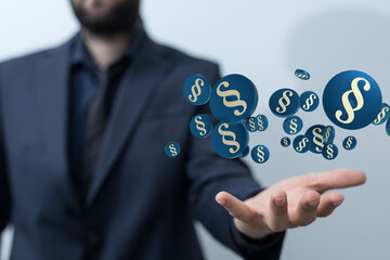 Law and justice concept digital 3d