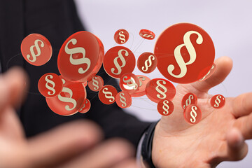 Labor Law Lawyer Legal Business Internet Technology Concept