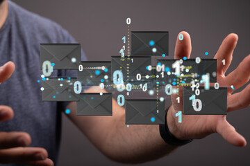 Email Inbox Electronic Communication Graphics Concept