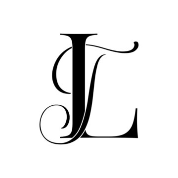lt, tl, monogram logo. Calligraphic signature icon. Wedding Logo Monogram. modern monogram symbol. Couples logo for wedding
